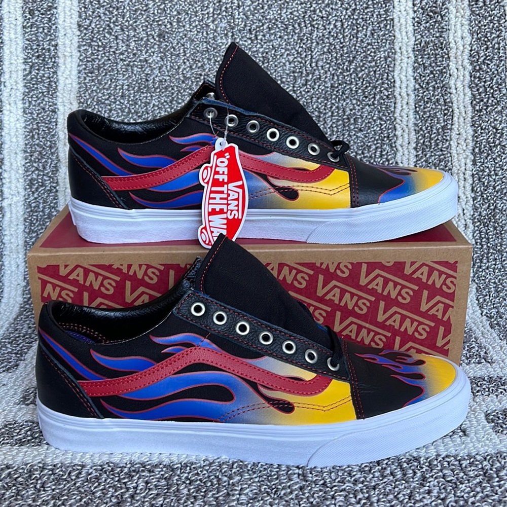 Vans Old Skool Racer Black/Red MENS